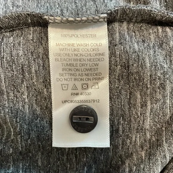 NWT! Haggar Polo Shirt. Short Sleeve. Grey. - Picture 7 of 8